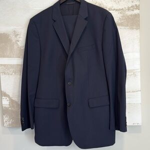 Hugo Boss Classic Navy Blue Thin Stripes Suit Men's Blazer/Pants 48L